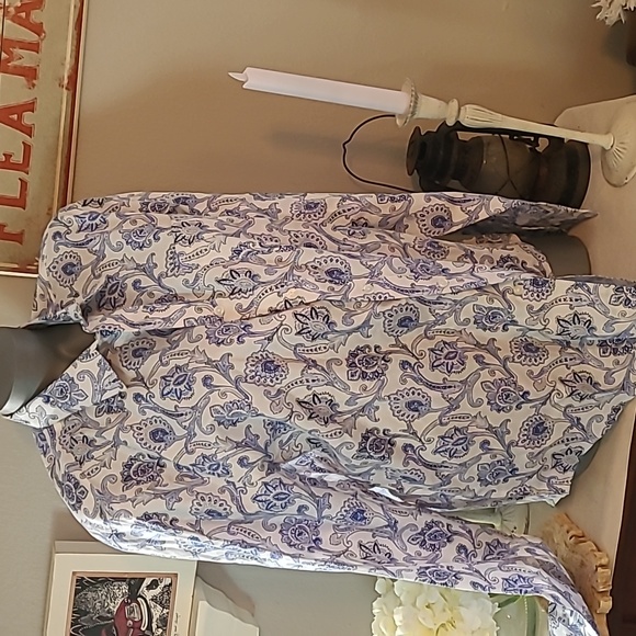 structure Other - Structure Modern fit print long sleeve button shirt size L